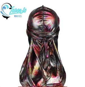 TorontoWaves™  Floral Shiny Silky Du-Rag (7 Colours)